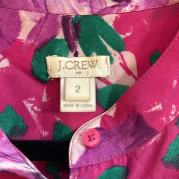 J Crew Vibrant Sleeveless Floral Top - Picture 2 of 7